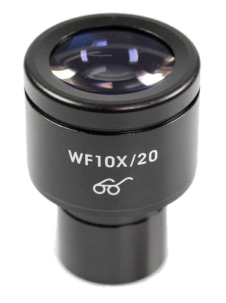 Okular (Ø 23.2 mm): HWF 10× / Ø 20.0 mm (mit Pointer-Nadel) [Kern OBB-A1448]