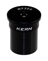 Okular (Ø 11 mm): WF (Widefield) 20× / Ø 11.0 mm [Kern OBB-A1475]