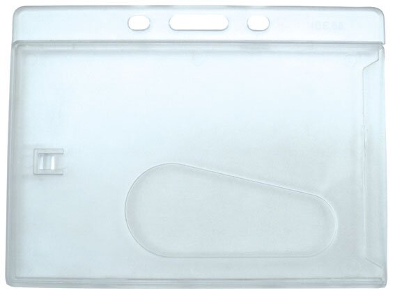 Enclosed cardholder REKO 68, Transparent