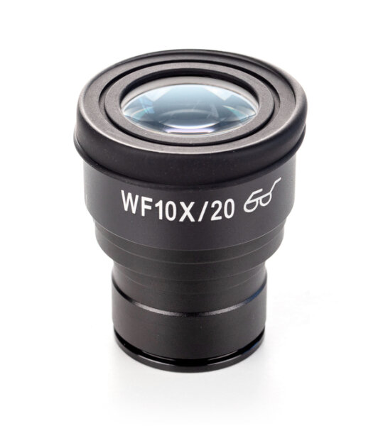 Okular (Ø 30 mm): HWF 10× / Ø 20.0 mm [Kern OBB-A1591]
