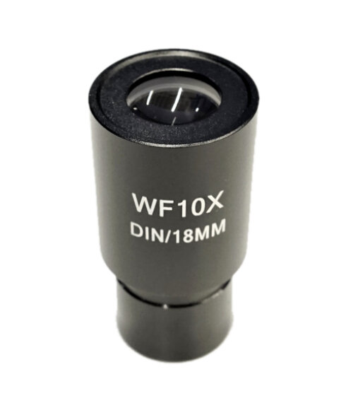 Okular WF (Widefield) 10 x / Ø 18mm mit Skala 0,1 mm [Kern OBB-A3202]