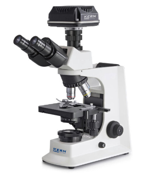 Microscopio digital de luz transmitida con cámara C-Mount [Kern OBL-S]