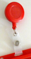 Jojo Mini mit Gürtelclip und ID-Strap, Rot