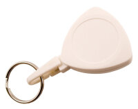 Jojo Mini Triangle mit Schlüsselring und Gürtelclip, Weiß