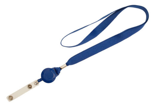 Yoyo Mini con cordón para el cuello y ID-Strap, Azul