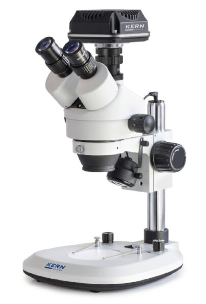 Digitales Stereo-Zoom Mikroskop inkl. C-Mount Kamera [Kern OZL-S]