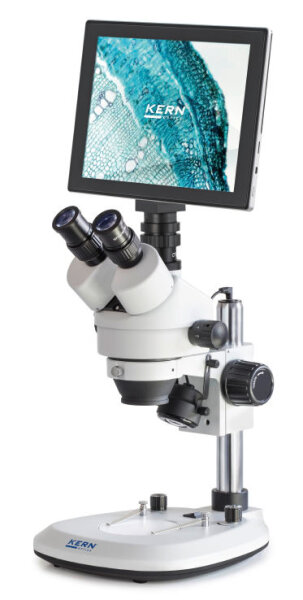 Microscopio estereoscópico de zoom con tableta [Kern OZL-S]