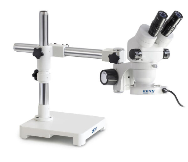 Juego de microscopio estereoscópico con ECO caballete universal [Kern OZM-90]