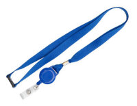Jojo Mini mit Schlüsselband und ID-Strap, Blau