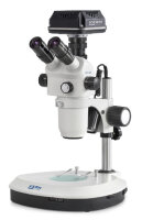 Microscopio stereo zoom con fotocamera C-Mount [Kern OZP-S]
