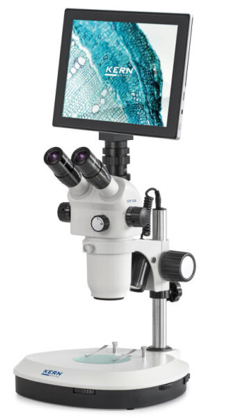 Microscopio estereoscópico de zoom con tableta [Kern OZP-S]