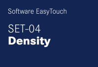 Software EasyTouch Density - Determinación de...