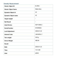 Software EasyTouch Density - Dichtebestimmungsfunktion [Kern SET-04]