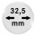 Münzenkapseln 32,5 mm (Originalkapsel: PP Deutschland) [Lindner 2260325]
