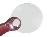 Lupa con luz LED [Lindner S7132]