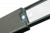 LED-Taschen-Leuchtlupe, m. UV-LED und LED-Taschenlampe [Lindner S7134]