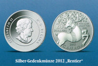 20 Dollar commemorative coin 2012 Canada "Reindeer - Noël" Brilliant Uncirculated