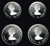 Set di prova moneta olimpica - Montreal 1976 - Serie V - Sport acquatici