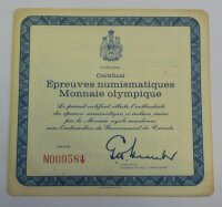 Juego olímpico de monedas canadienses - Montreal 1976 - Serie V - Deportes acuáticos