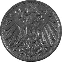 10 Pfennig Imperio Alemán, 1906 D (Jäger: 13) Bien Conservada