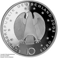 10 Euro commemorative coin "Europäische Währungsunion" (Jäger: 490) Proof