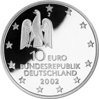 10 Euro Gedenkmünze "documenta in Kassel" (Jäger: 492) Spiegelglanz