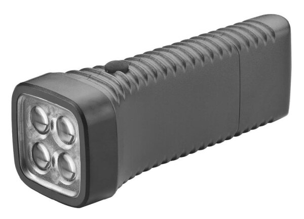 Rechargeable torch Multi LED, black [AccuLux 413282]