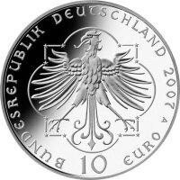 10 Euro pièce commémorative "800. Geb. der Hl. Elisabeth von Thüringen" (Jäger: 532) Fleur de coin