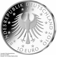 10 Euro commemorative coin "200. Geburtstag von Robert Schumann" (Jäger: 550)
