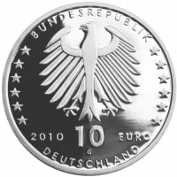 10 Euro moneda conmemorativa "100. Geburtstag von Konrad Zuse" (Jäger: 551) Flor de Cuño