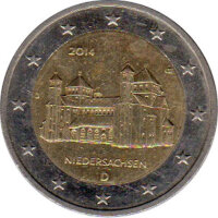 2 Euro pièce commémorative "Bundesländer - Niedersachsen" Allemagne (Jäger: 586) Superbe
