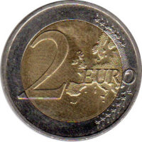 2 Euro conmemorative coin "25 years of German...