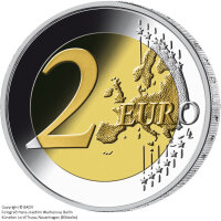 Monete da 2 Euro "Bundesländer - Sachsen" Germania (Jäger: 605) Eccellente