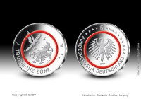 5 Euro moneda conmemorativa "Tropische Zone" (Jäger: 616) Flor de Cuño