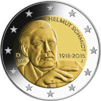 2 Euro moneta commemorativa "100 compleanno Helmut...