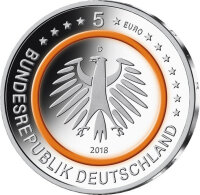 5 Euro moneta commemorativa "Subtropische Zone" (Jäger: 627) Fior di conio