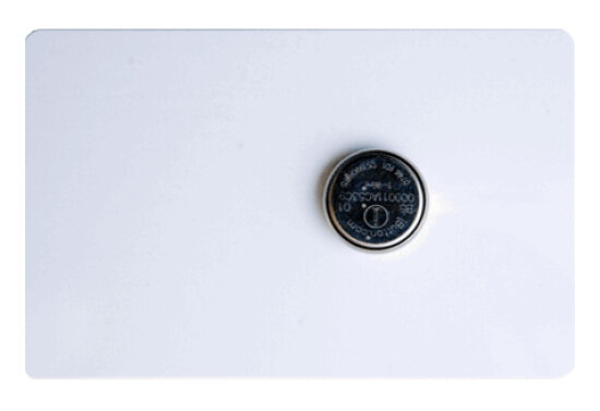 Perforierte PVC-Karte für Thermo-Buttons [Proges Plus DAL0028]