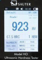 Durómetro móvil por ultrasonidos [Sauter HO]