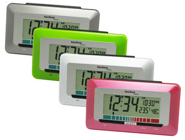 Air quality monitor with radio controlled clock [technoline WL 1000]
