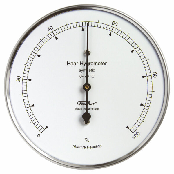 Hair hygrometer synthetic, stainless steel [Fischer 122.01]