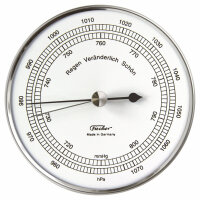 Barometer, Edelstahl [Fischer 15.01]