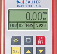 Premium ultrasonic thickness gauge [Sauter TU 80-0.01US]