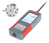 Force measuring device set with external load cell...