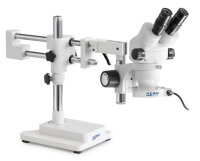 Stereo microscope set with double telescopic arm [Kern...