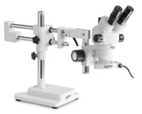 Stereo microscope set with double telescopic arm [Kern...