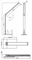 LED Lampe de Bureau avec ses 3 couleurs d’éclairage [Lindner 7140]