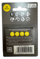 Piles rechargeables NiMH AA HR6 2000 mAh, lot de 4...