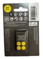Piles rechargeables NiMH AAA HR03 850 mAh, lot de 2...