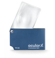 Taschenlupe ocularX M2 im Kreditkartenformat mit 2,5x...