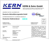 DAkkS-Kalibrierschein [Kern 962-634]